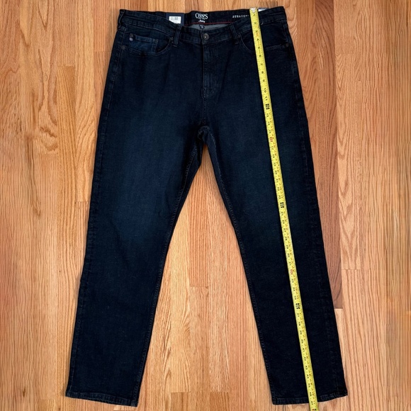 Chap’s Men’s Dark Wash Blue Jeans - Picture 8 of 9